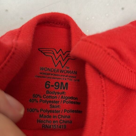 Wonder woman bred tutu insecure size 6-9 Months NWT - Picture 6 of 9